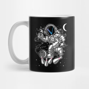 Astronaut Bowling Vechain VET Coin To The Moon Crypto Token Cryptocurrency Blockchain Wallet Birthday Gift For Men Women Kids Mug